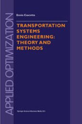 book Transportation Systems Engineering: Theory and Methods