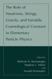 book The Role of Neutrinos, Strings, Gravity, and Variable Cosmological Constant in Elementary Particle Physics