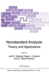 book Nonstandard Analysis: Theory and Applications