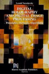 book Digital Holography and Digital Image Processing: Principles, Methods, Algorithms