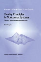 book Duality Principles in Nonconvex Systems: Theory, Methods and Applications