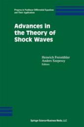 book Advances in the Theory of Shock Waves