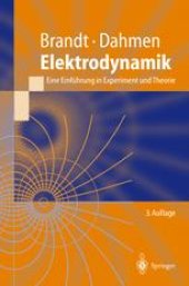 book Elektrodynamik: Eine Einführung in Experiment und Theorie