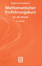 book Mathematischer Einführungskurs für die Physik