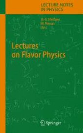 book Lectures on Flavor Physics