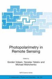 book Photopolarimetry in Remote Sensing