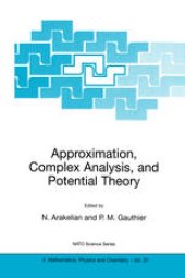 book Approximation, Complex Analysis, and Potential Theory