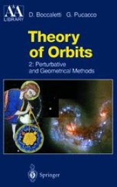 book Theory of Orbits: Perturbative and Geometrical Methods