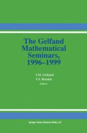 book The Gelfand Mathematical Seminars, 1996–1999