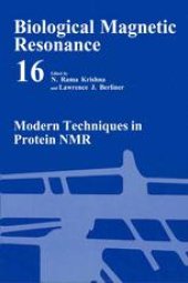 book Modern Techniques in Protein NMR