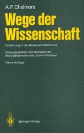 book Wege der Wissenschaft: Einführung in die Wissenschaftstheorie