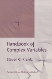 book Handbook of Complex Variables