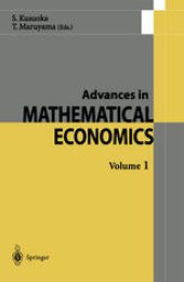 book Advances in Mathematical Economics