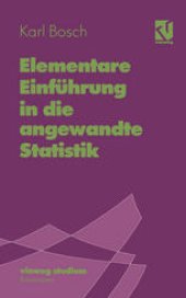 book Elementare Einführung in die angewandte Statistik