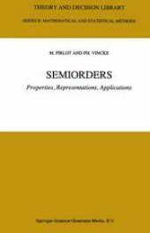 book Semiorders: Properties, Representations, Applications