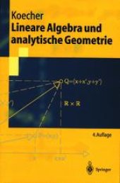 book Lineare Algebra und analytische Geometrie