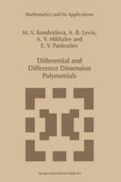 book Differential and Difference Dimension Polynomials