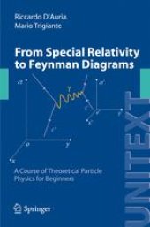 book From Special Relativity to Feynman Diagrams: A Course of Theoretical Particle Physics for Beginners