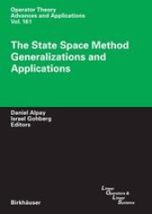 book The State Space Method Generalizations and Applications