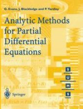 book Analytic Methods for Partial Differential Equations