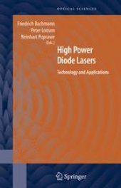 book High Power Diode Lasers: Technology and Applications