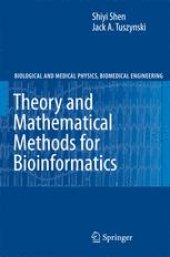 book Theory and Mathematical Methods for Bioinformatics