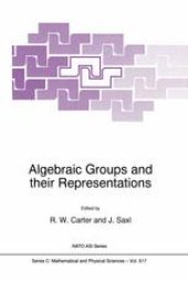 book Algebraic Groups and their Representations