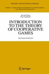 book Introduction to the Theory of Cooperative Games