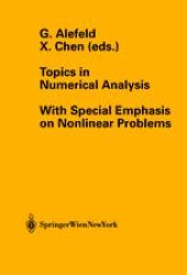 book Topics in Numerical Analysis: With Special Emphasis on Nonlinear Problems