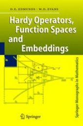 book Hardy Operators, Function Spaces and Embeddings