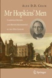 book Mr Hopkins' Men: Cambridge Reform and British Mathematics in the 19th Century