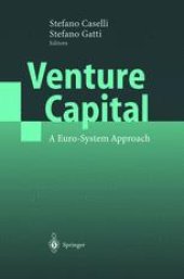 book Venture Capital: A Euro-System Approach