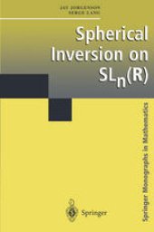 book Spherical Inversion on SL n (R)