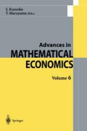 book Advances in Mathematical Economics