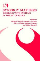 book Synergy Matters: Working with Systems in the 21st Century