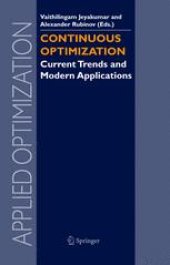 book Continuous Optimization: Current Trends and Modern Applications