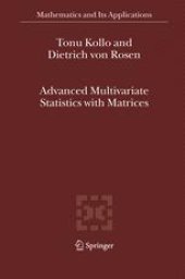 book Advanced Multivariate Statistics with Matrices