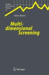 book Multidimensional Screening