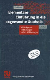 book Elementare Einführung in die angewandte Statistik