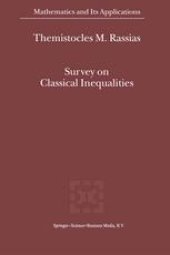 book Survey on Classical Inequalities