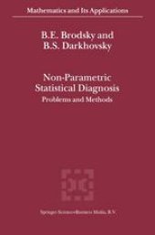 book Non-Parametric Statistical Diagnosis: Problems and Methods