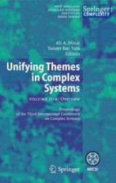 book Unifying Themes in Complex Systems: Overview Volume IIIA Proceedings from the Third International Conference on Complex Systems