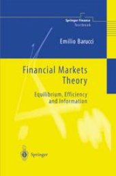 book Financial Markets Theory: Equilibrium, Efficiency and Information