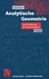 book Analytische Geometrie: Eine Einführung für Studienanfänger