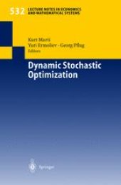 book Dynamic Stochastic Optimization