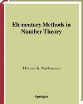 book Elementary Methods in Number Theory