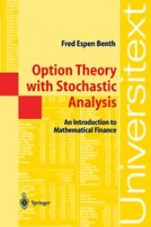 book Option Theory with Stochastic Analysis: An Introduction to Mathematical Finance