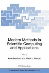 book Modern Methods in Scientific Computing and Applications