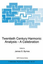 book Twentieth Century Harmonic Analysis — A Celebration