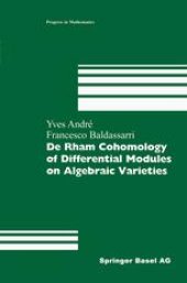 book De Rham Cohomology of Differential Modules on Algebraic Varieties